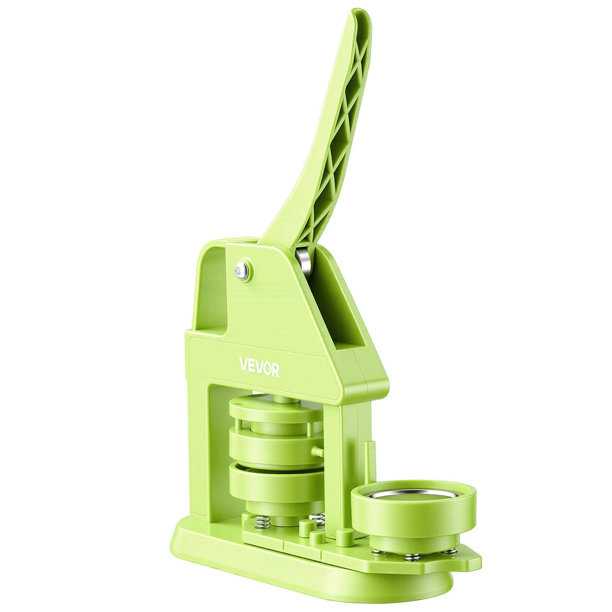 VEVOR Button Maker Machine, 58 mm, Plastic Pin Maker with 100pcs Button Parts, Mr. Panda Magic Book, Circle Cutter and Hex Wr