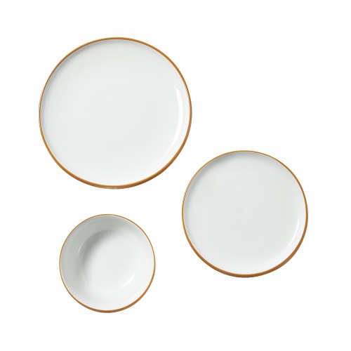 VEVOR Dinnerware Set, Service for 6 People, Round Plates and Bowls Sets, Scratch Resistant Ceramic Dinner Ware, Dishwasher an
