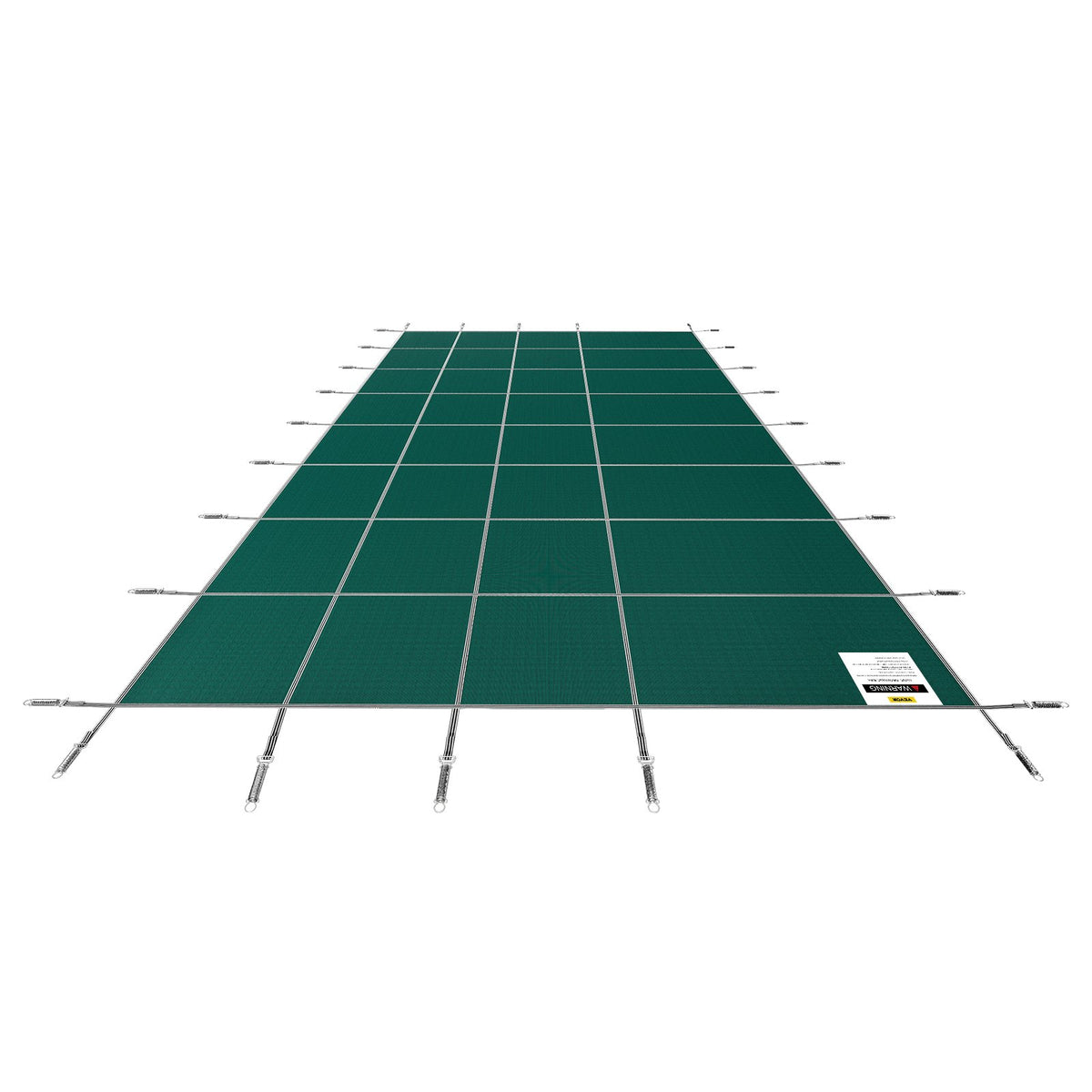 VEVOR Inground Pool Safety Cover, 14 ft x 26 ft Rectangular Winter Pool Cover, Triple Stitched, High Strength Mesh PP Material with Good Rain Permeability, Installation Hardware Included, Green