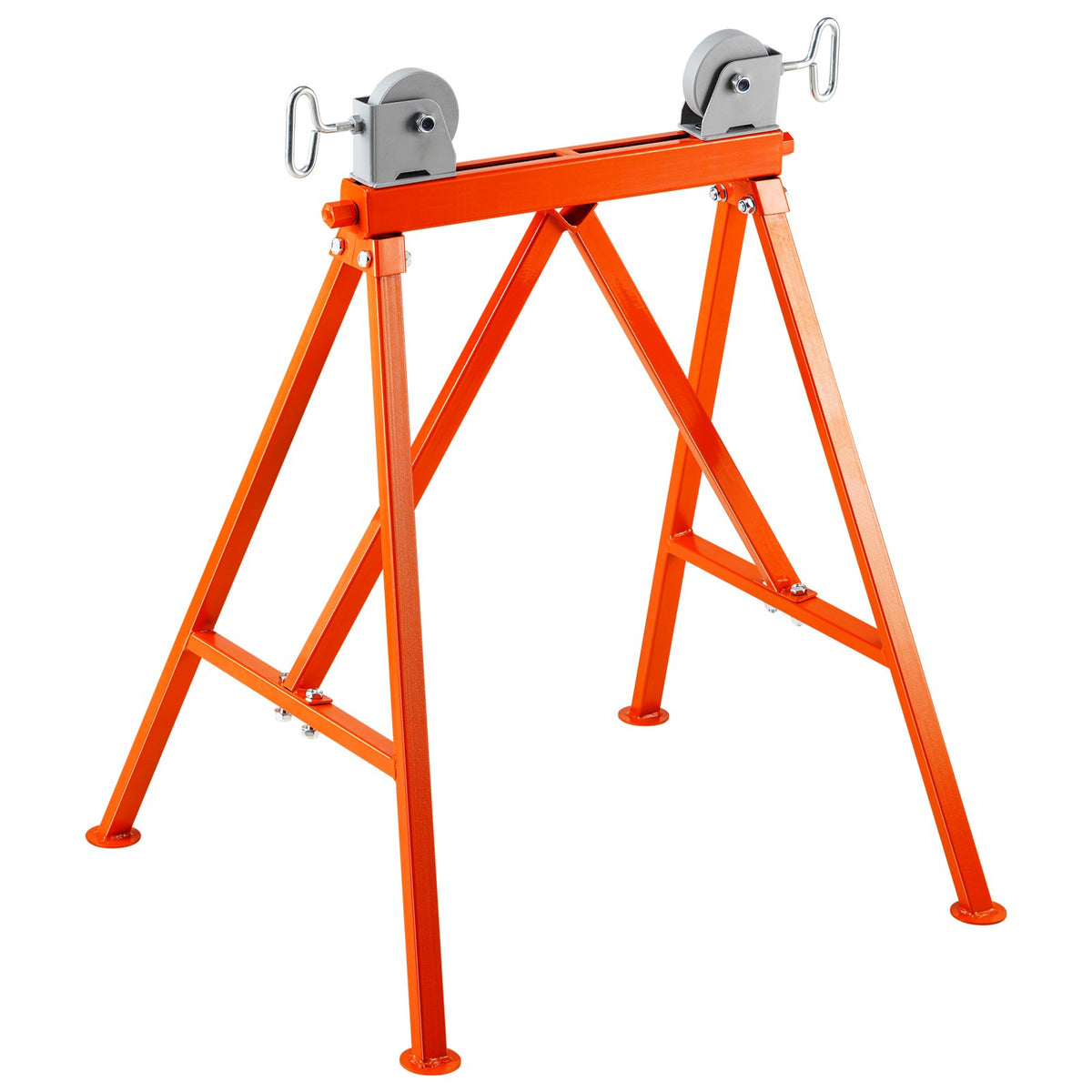 VEVOR Pipe Stand with Roller Head, Heavy Duty 2500 LBS Load Capacity, Suitable for 2-36 inches Pipes, 45# Steel Roller Pipe Stand for Welding